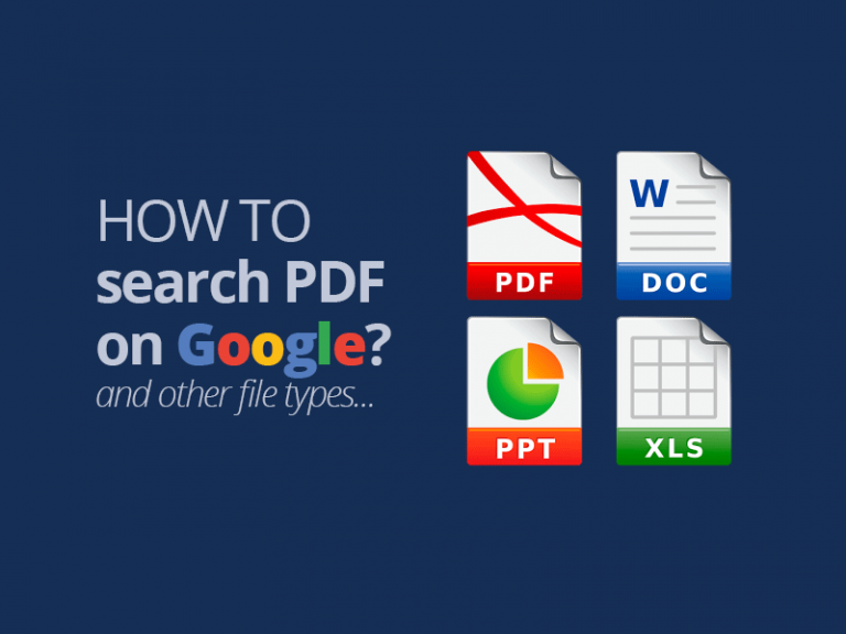 How to Search PDF on Google