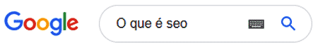 Pesquisa de Palavra-Chave (termo de busca) no Google