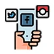 icon social seo service