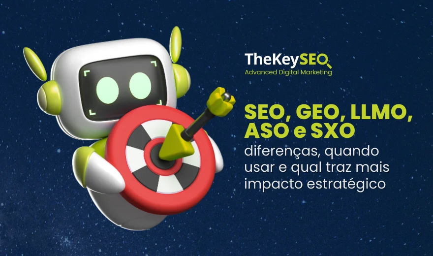 significado diferencas seo geo llmo aso sxo